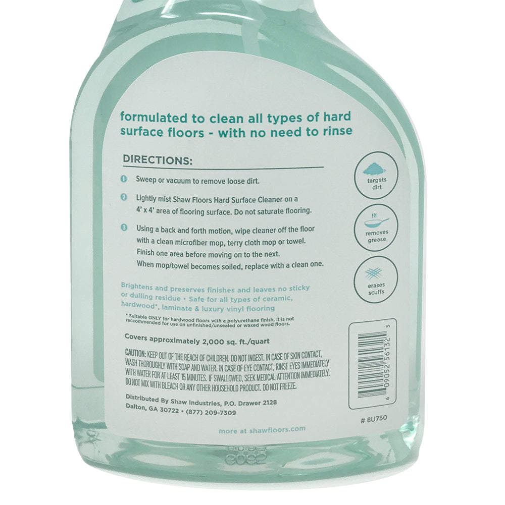 Shaw Floors Hard Surface Floor Cleaner for Ceramic Laminate Hardwood