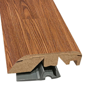 Quick-Step Performance Accessories 84.2" (2.15m) Multifunctional Molding in Color Sienna Oak U1521 Classic, includes track and Incizo tool