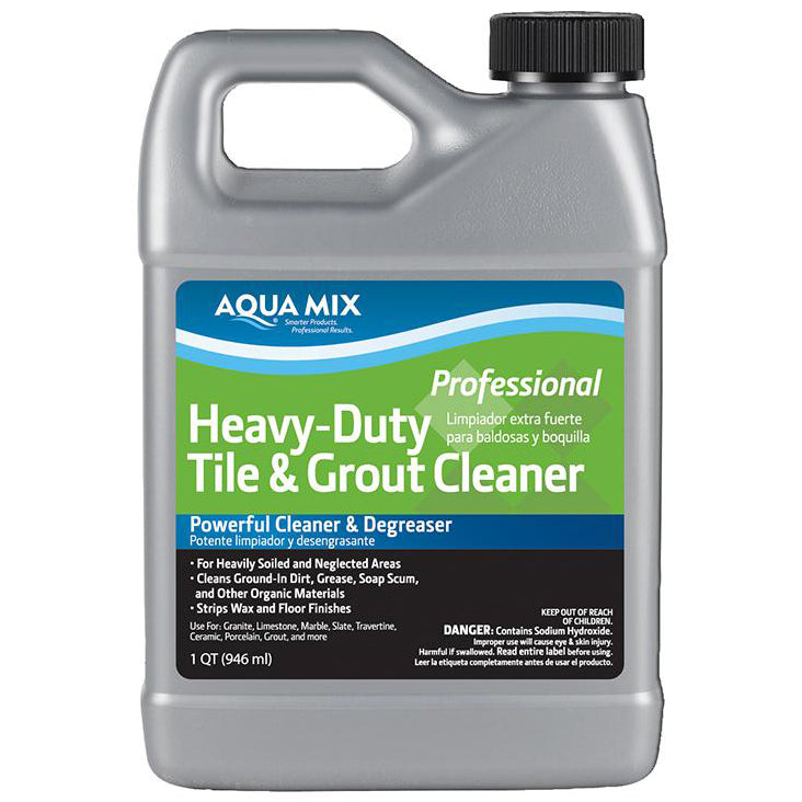 Aqua Mix Heavy Duty Tile and Grout Cleaner Quart 32 oz