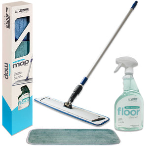 Shaw Floors Vibrant Micro Fiber Mop Hardwood and Laminate Cleaning Kit w/ Cleaner + Pads 1 Wet/1 Dry