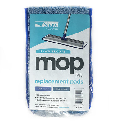 Shaw Floors Vibrant Microfiber Mop Replacement Pads 1 Wet / 1 Dry