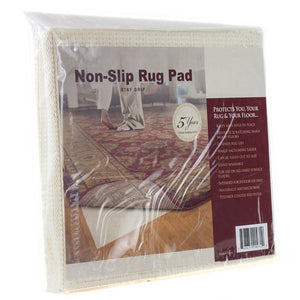 Oriental Weavers Stay Grip Non-skid Area Rug Pad, Cream, for 5' x 8' Rug