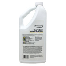 Armstrong Once'n Done Resilient & Ceramic Floor Cleaner Concentrate 32 Fl Oz No-Rinse No-Wax New Package