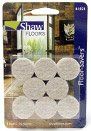 Shaw 1" Beige Peel Back Felt Floor Saver Pads 16 Units