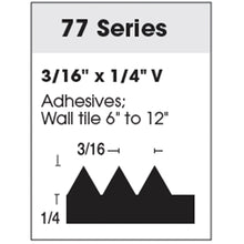 SuperiorBilt ProBilt 77 Series 85-77G 11" Professional Trowel V Notch Size (3/16" x 1/4")