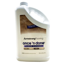 Armstrong Once'n Done No-Rinse Floor Cleaner Concentrate for No-Wax Vinyl, Ceramic & Stone 1 Gallon