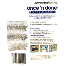 Armstrong Once 'N Done Concentrated Floor Cleaner 1 Gallon