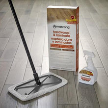 Armstrong Hardwood and Laminate Cleaning System With Spray Cleaner, Mop and Cloth Mop Cover Kit