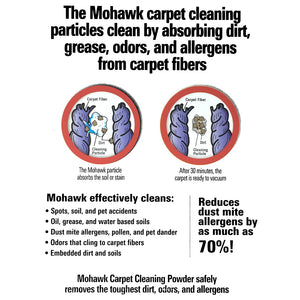 Mohawk Dry Carpet and Rug Cleaning Kit Soil Release Pretreatment Spray 16 oz. plus Dry Powder 2.5 lbs.