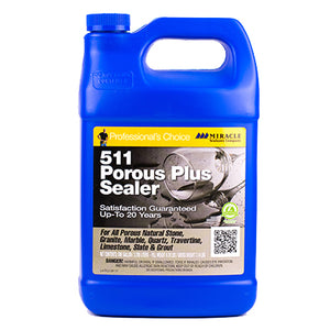 Miracle Sealants 511 Porous Plus Penetrating Sealer Resists Stains Professional Grade 1 Gallon