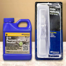 Miracle Sealants 511 Porous Plus Penetrating Sealers Pint 16 oz with Mira Brush Applicator and Tray