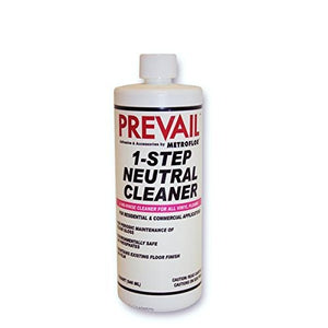 Prevail Metroflor 1-Step Neutral Cleanr, Quart