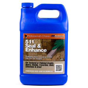 Miracle Sealants - 511 Seal and Enhance Penetrating Sealer and Color Enhancer 128oz - Gallon