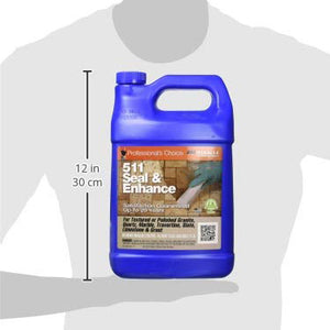 Miracle Sealants - 511 Seal and Enhance Penetrating Sealer and Color Enhancer 128oz - 1 Gallon