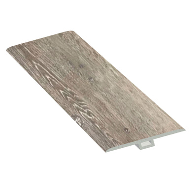 Resolve Floor TM-TC119 SPC Rigid Core 8 Ft Long T-Molding (2400 x 45 x 9mm) Smoky Mountain Oak