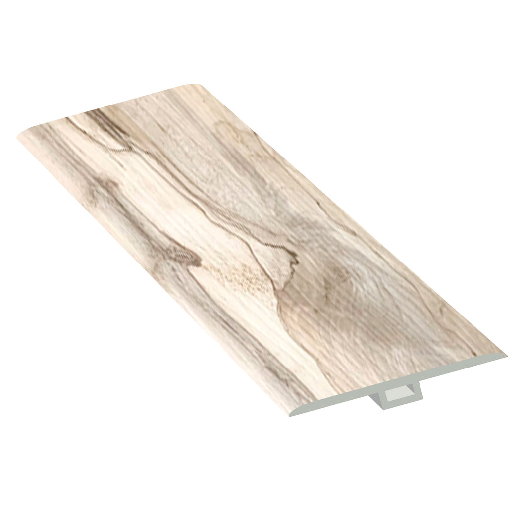 Resolve Floor TM-TC465 SPC Rigid Core 8 Ft Long T-Molding (2400 x 45 x 9mm) Maple Beach