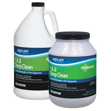 Aqua Mix 1 & 2 Deep Clean-Powder & Liquid 8 Lbs/1 Gallon