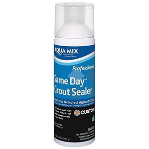 Aqua Mix SameDay Aerosol Grout Sealer Penetrates to Protect Against Stains 15 oz Spray