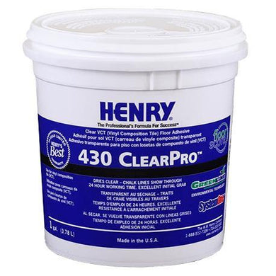 Henry, W.W. Co. H 430 GL ClearPro 12101 Thin Spread Floor Tile Adhesive 1 Gallon