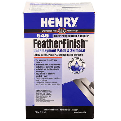 Henry, W.W. Co. H 549 FeatherFinish 12163 Underlayment Patch 7 lbs