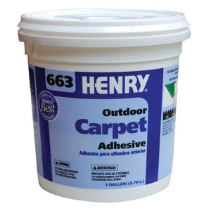 Henry, W.W. Co. H663 12185 Outdoor Carpet Adhesive Beige 1 Gallon
