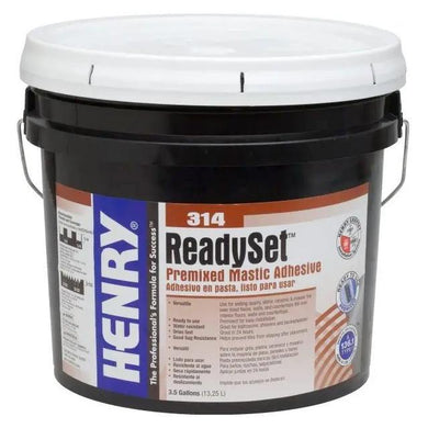 Henry, W.W. Co. H 314 Ready Set 12257 Premixed Mastic Adhesive 3.5 Gallons