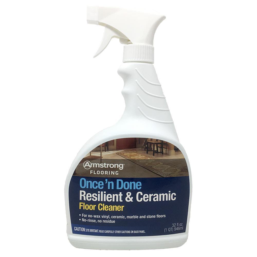 Armstrong Flooring S-309 Once'n Done Resilient and Ceramic Floor Cleaner Spray 32 Fl oz
