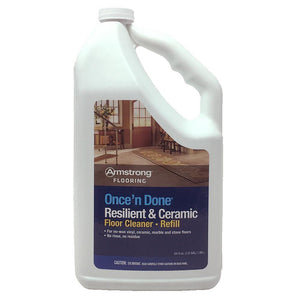Armstrong S-337 Once'n Done Resilient & Ceramic Cleaner Refill Ready to Use 64 oz