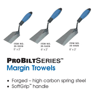 SuperiorBilt ProBilt Series 5" x 2" Margin Trowel