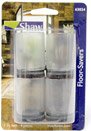 Shaw 1-1/4" Clear Sleeve Over Furniture Leg Floor Savers 4 Units