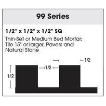 SuperiorBilt ProBilt 99 Series 85-99G 11" Professional Trowel Square Notch Size (1/2" x 1/2" x 1/2")