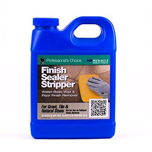 Miracle Sealants Finish Sealer Stripper For Grout, Tile, and Natural Stone Water-Base Wax 32oz