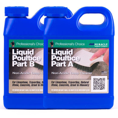 Miracle Sealants LIQQT Liquid Poultice Biodegradable Cleaner Part A and B Non-Acid Deep Cleaner 32oz