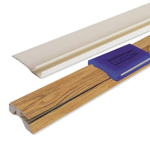 Quick-Step Performance Accessories 84.2" (2.15m) Laminate Multifunctional Molding Door & Threshold Profile in Color Chestnut U943 Classic, includes track and Incizo tool - Carpets & More Direct