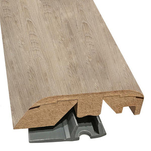 Quick-Step Performance Accessories 84.2" (2.15m) Multifunctional Molding in Color Boathouse Chestnut US3530 Elevae, includes track and Incizo tool