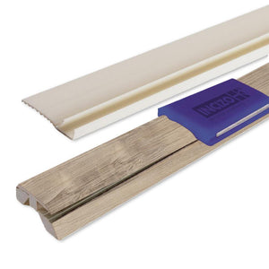 Quick-Step Performance Accessories 84.2" (2.15m) Laminate Multifunctional Molding Door & Threshold Profile in Color Boathouse Chestnut US3530 Elevae, includes track and Incizo tool - Carpets & More Direct