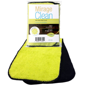 Mirage Clean Eco Replacement Microfiber Mop Cover 4" x 5" made with Hook and Loop closure