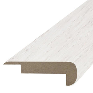 Quick-Step Performance Accessories 78.7" (2m) Overlap Stair Nose Profile in Color White Brushed Pine U1235 Eligna