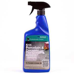 Miracle Sealants 511 Porcelain and Ceramic Tile Clean and Reseal Spray and Wipe Cleaner 32 oz