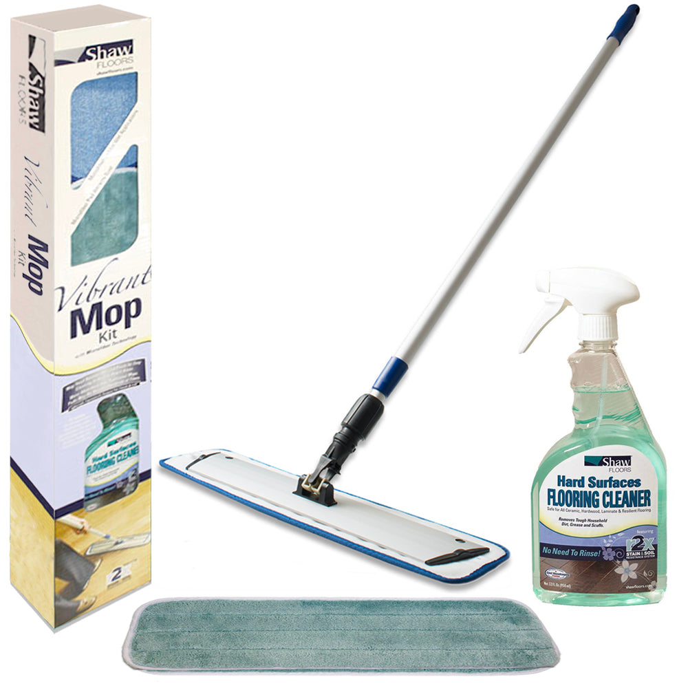 Shaw Floors Vibrant Micro Fiber Mop Hardwood and Laminate Cleaning Kit