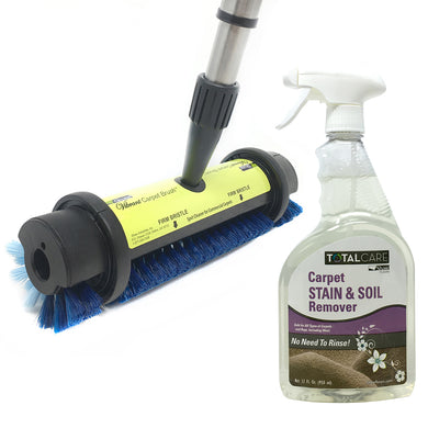 Shaw Floors Total Care Carpet Stain and Soil Remover Kit with Carpet Brush and Spray Cleaner 32oz